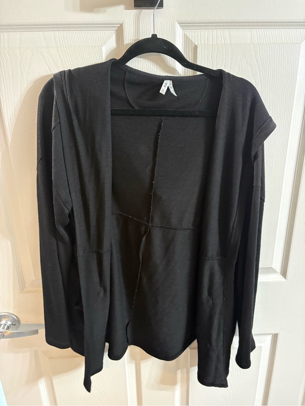Mudd Black Open-Front Cardigan